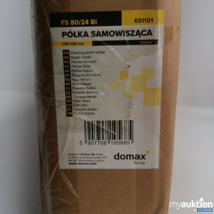 Artikel Nr. 442870: Domax Regal weiß 651101