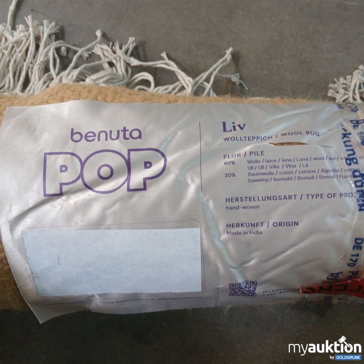Artikel Nr. 444870 Artikel Nr. 444870: Benuta Pop Wollteteppich 140x200cm Gelb
