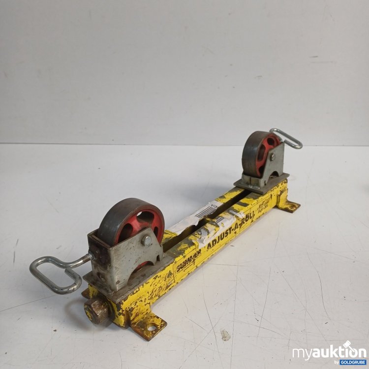 Artikel Nr. 463870: Adjust-A-Roll Transportrolle gelb mit 2 Metallrädern gebraucht
