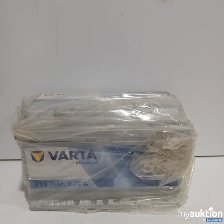 Artikel Nr. 478870 Artikel Nr. 478870: VARTA E38 74Ah 12V 750A (EN) Autobatterie 574 402 075