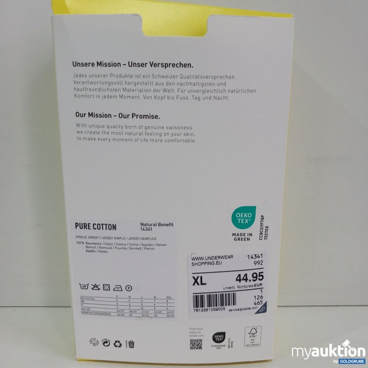 Artikel Nr. 825870 Artikel Nr. 825870: Calida Pure Cotton Natural Benefit 14341, Gr. XL/7