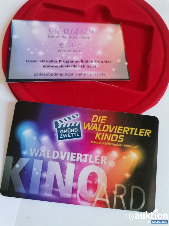 Artikel Nr. 845870: Die Waldviertler Kinos Gutschein Wert 50 Euro 