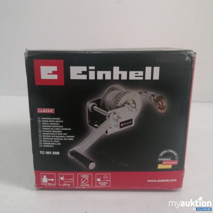 Artikel Nr. 855870 Artikel Nr. 855870: Einhell Handseilwinde TC-WI 500