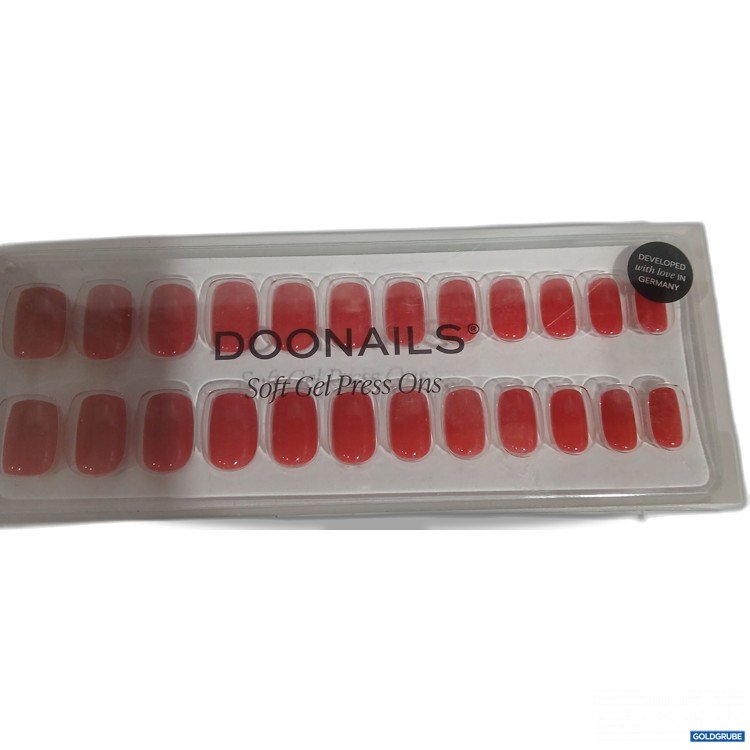 Artikel Nr. 885870: Doonails Soft Gel Press Ons Rose Red short square 