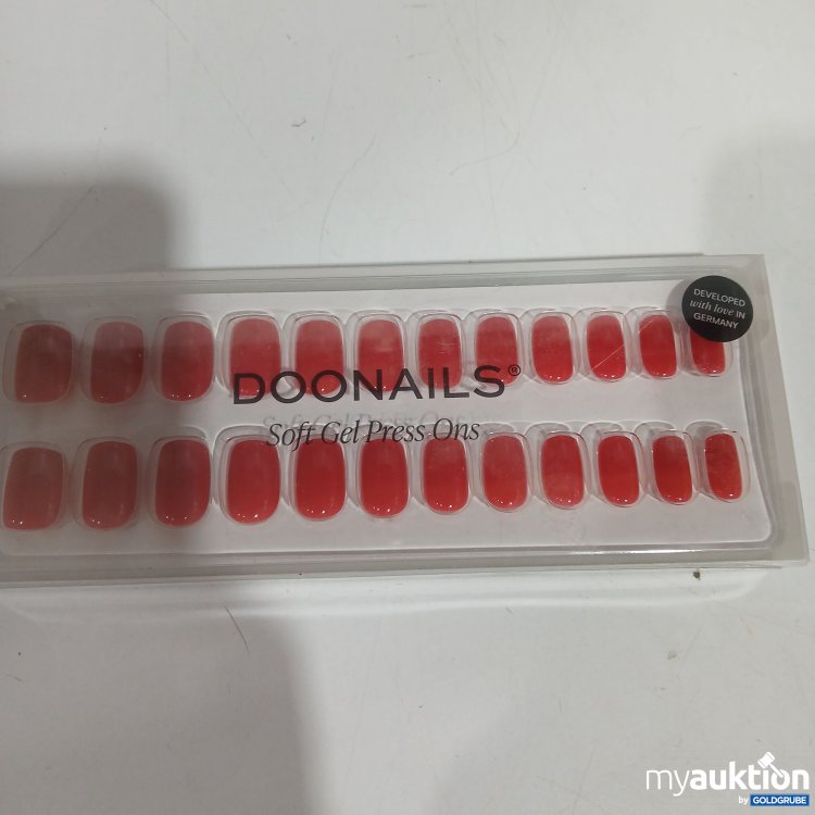Artikel Nr. 885870: Doonails Soft Gel Press Ons Rose Red short square 