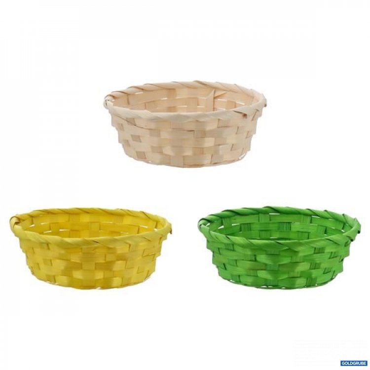 Artikel Nr. 922870: Osterkörbchen, rund, 3/s, ca. 17x6cm