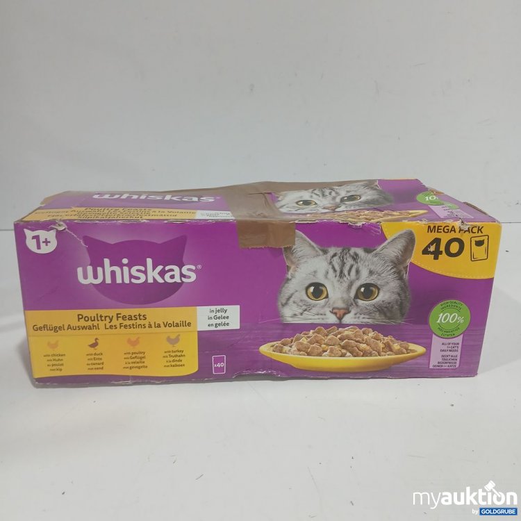 Artikel Nr. 952870 Artikel Nr. 952870: whiskas Poultry Feasts Tiernahrung 40x85 g