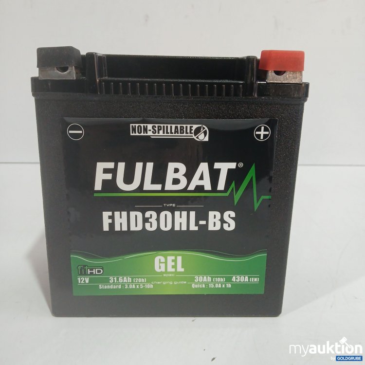 Artikel Nr. 956870: Fulbat Batterie FHD30HL-BS 12V 31.6Ah 