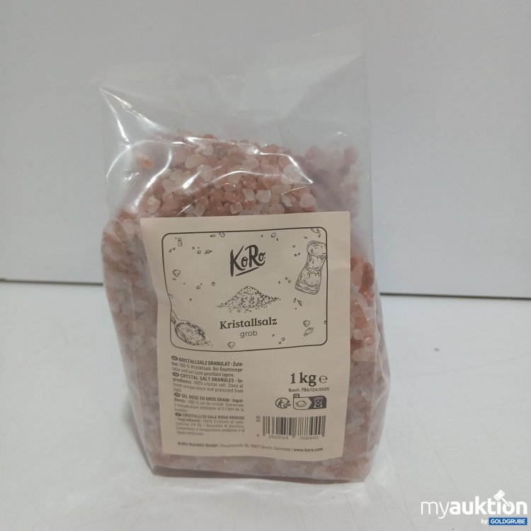 Artikel Nr. 997870 Artikel Nr. 997870: KoRo Kristallsalz grob 1kg