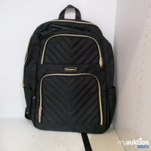 Auktion Kuosdaz Stilvoller Schwarzer Damenrucksack