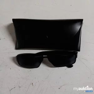 Auktion Klassische Schwarze Sonnenbrille mit Etui