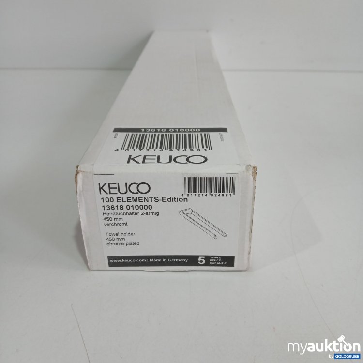 Artikel Nr. 439871 Artikel Nr. 439871: Keuco 100 Elements Edition Handtuchhalter 2armig 450mm verchromt