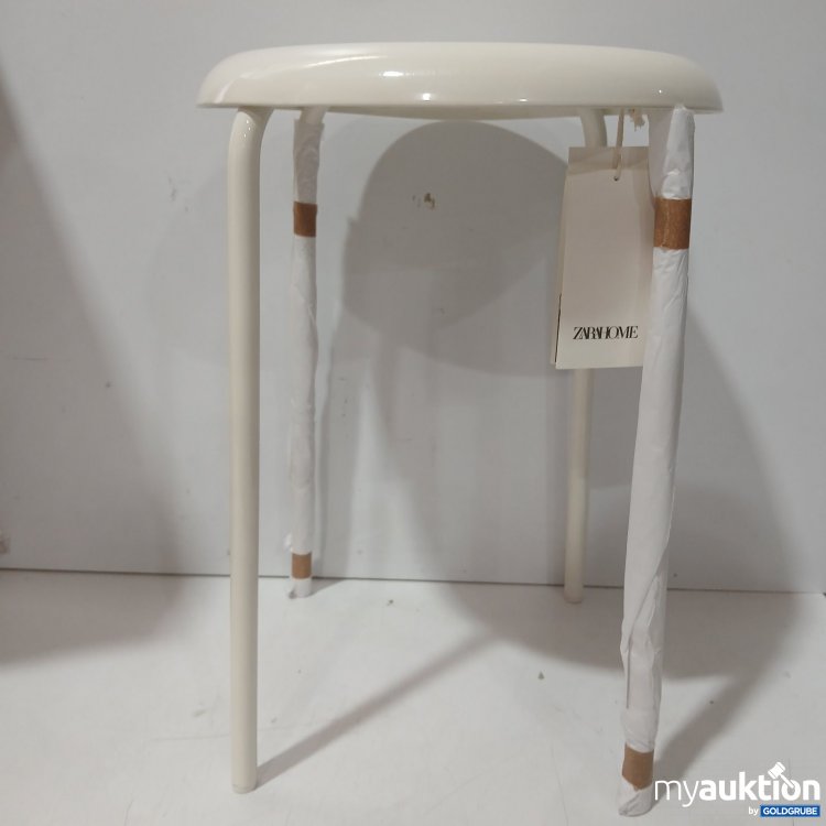 Artikel Nr. 524871 Artikel Nr. 524871: Zara Home Hocker 43 x 31 x 31 cm aus Metall weiß Art.-Nr. 2575/073/712/99