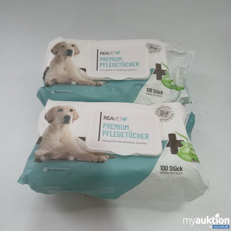 Artikel Nr. 839871 Artikel Nr. 839871: ReaVet Premium Pflegetücher 2er Pack x100 Stück