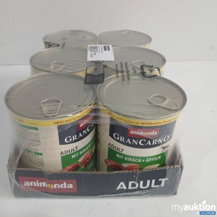 Artikel Nr. 868871 Artikel Nr. 868871: Animonda Gran Carno Hundefutter Adult mit Hirsch + Äpfeln 6x800g