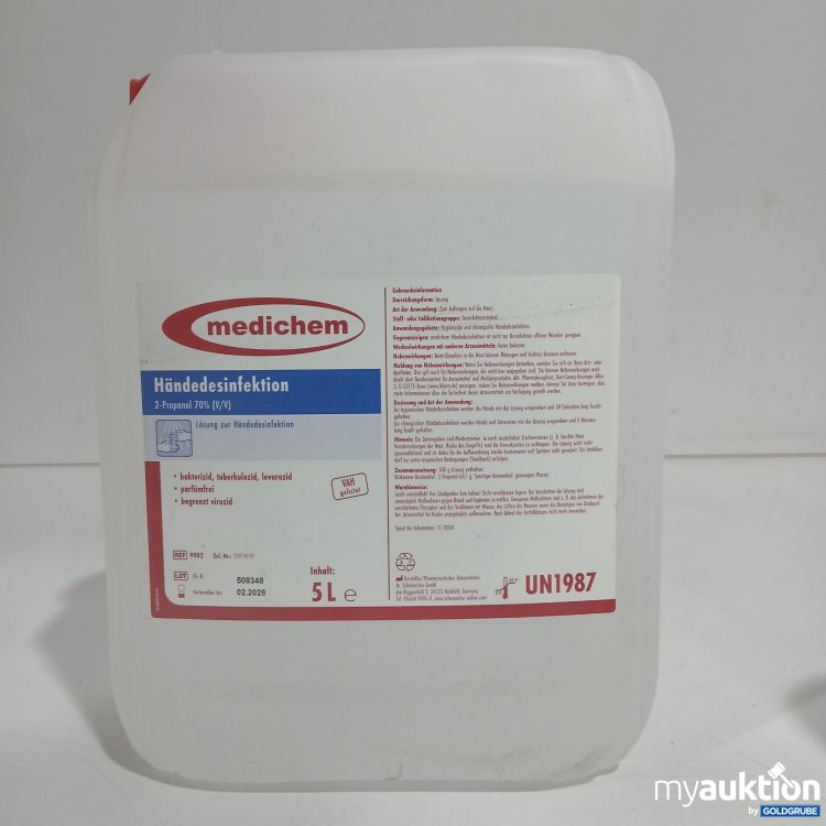 Artikel Nr. 892871: Medichem Händedesinfektion 5L 