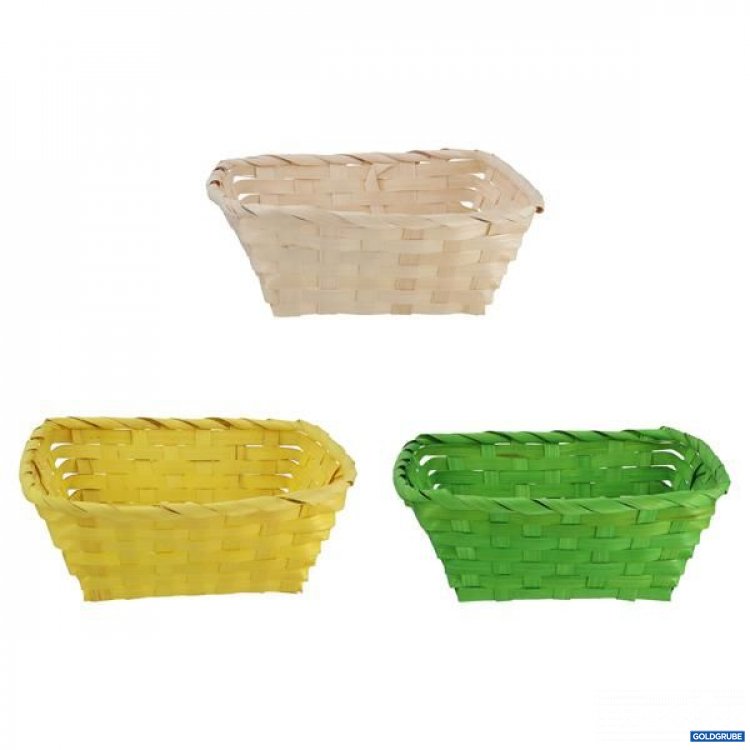 Artikel Nr. 922871: Osterkörbchen, eckig, 3/s, ca. 15x6cm