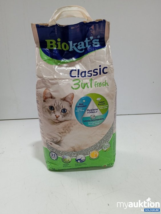 Artikel Nr. 465872: Biokats Classic 3in1 fresh Katzenstreu 10 l