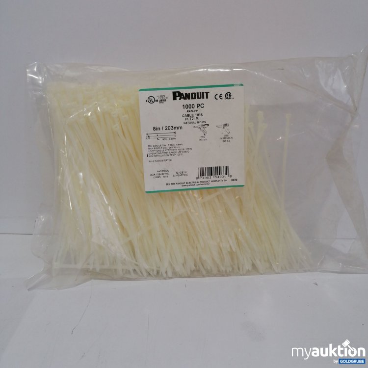 Artikel Nr. 832872: Panduit Kabelbinder weiß 8in/203 mm 1000 Stk. 