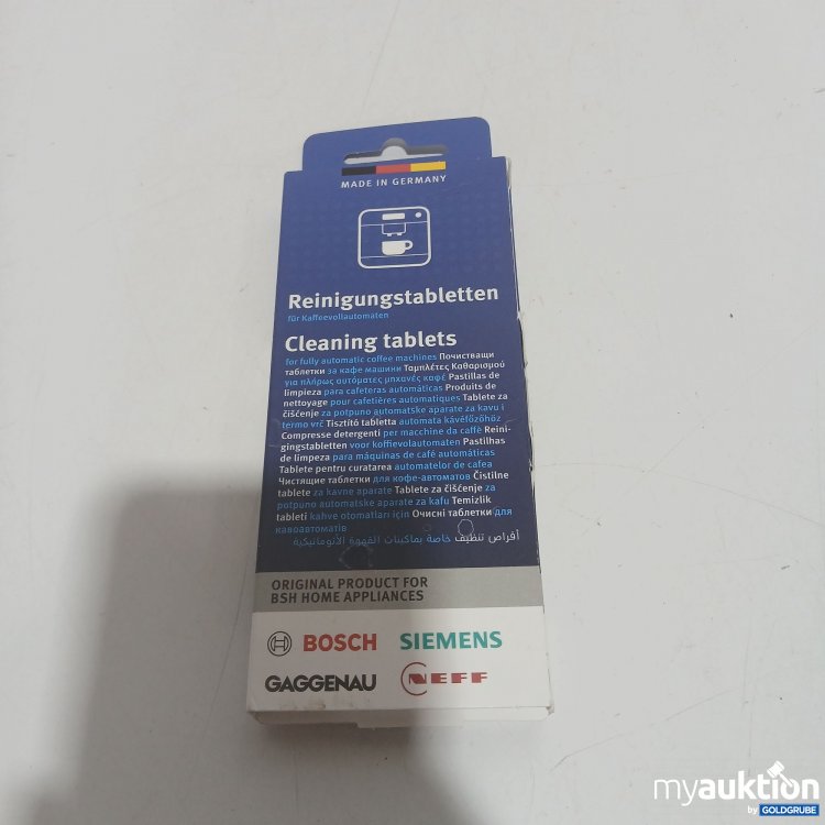 Artikel Nr. 873872: Reinigungstabletten 10x2,2g 