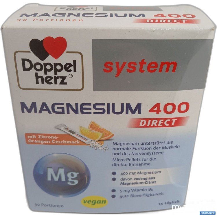 Artikel Nr. 950872: Doppelherz Magnesium 400 Direct 30Portionen 