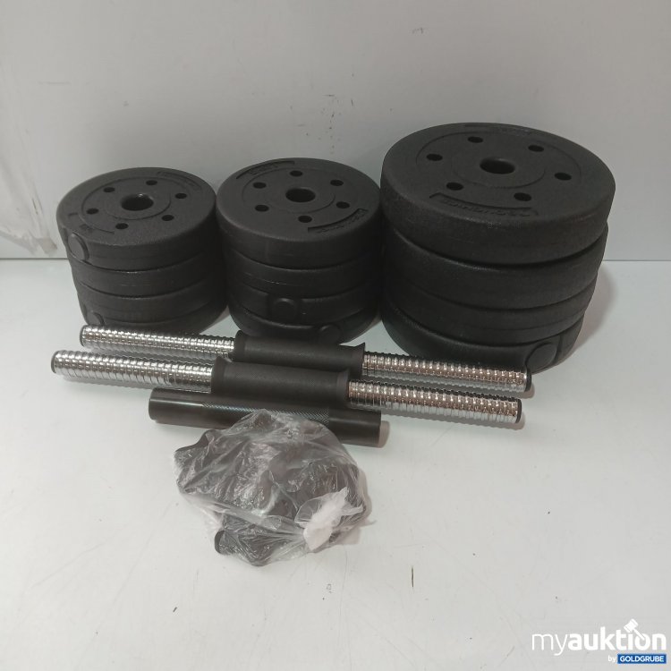 Artikel Nr. 982872 Artikel Nr. 982872: Handtel Set mit 4×2Kg, 4×1,5kg u. 4×1,25Kg Scheiben