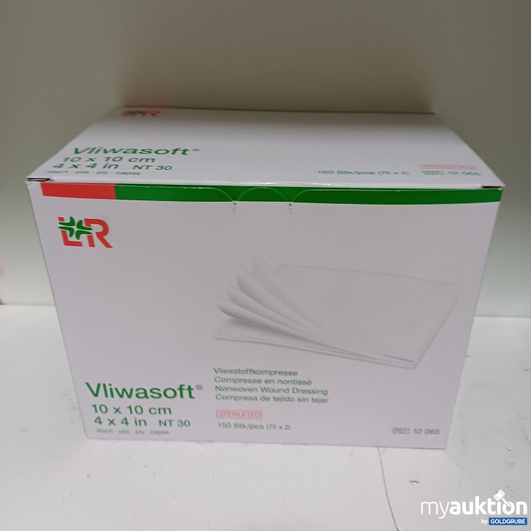 Artikel Nr. 986872: LR Vliwasoft Vliesstoffkompresse 10x10cm, 150Stk