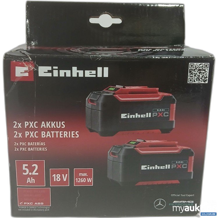Artikel Nr. 998872: Einhell 2x PXC Akkus 2x PXC Batteries 45.115.26 
