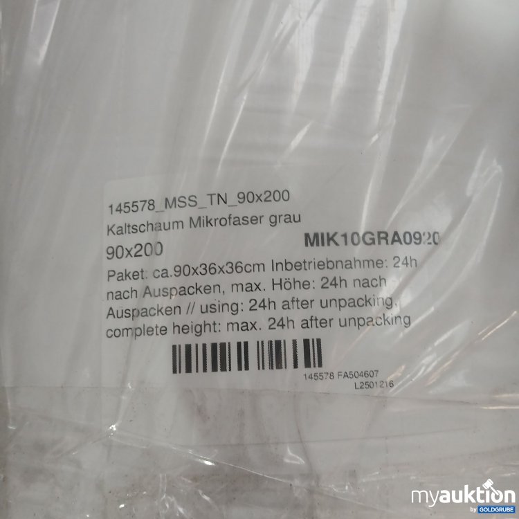 Artikel Nr. 444873 Artikel Nr. 444873: Matratze 90x200cm MIK10GRA0920