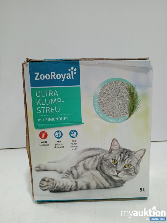 Artikel Nr. 465873: ZooRoyal Katzenstreu Ultra Klumpstreu mit Pinienduft 5 l