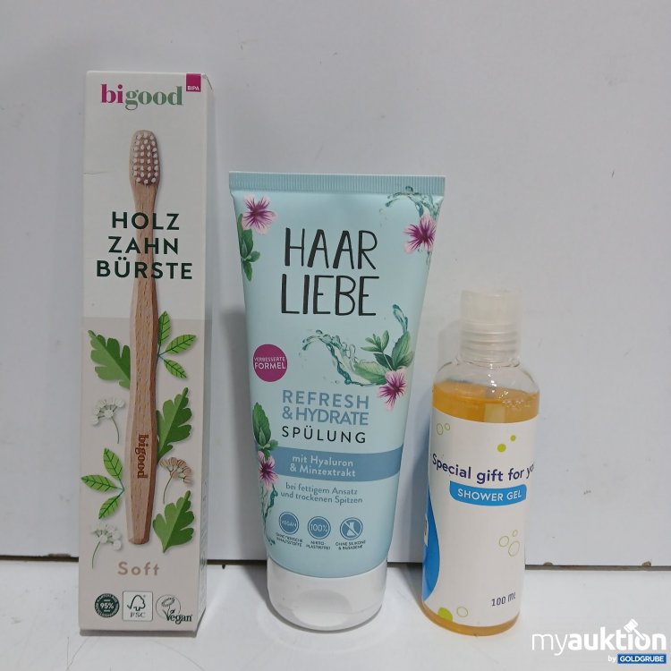 Artikel Nr. 470873 Artikel Nr. 470873: Holzahnbürste, Haar Liebe Spülung 200ml duschgel 100ml