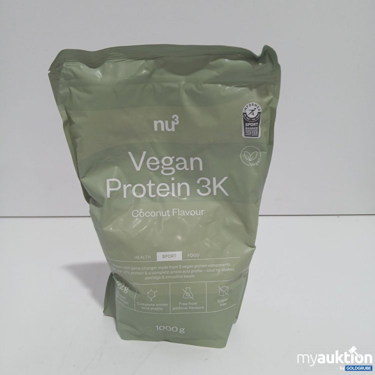 Artikel Nr. 852873: Nu3 Vegan Protein 3K Coconut Flavour 1000g