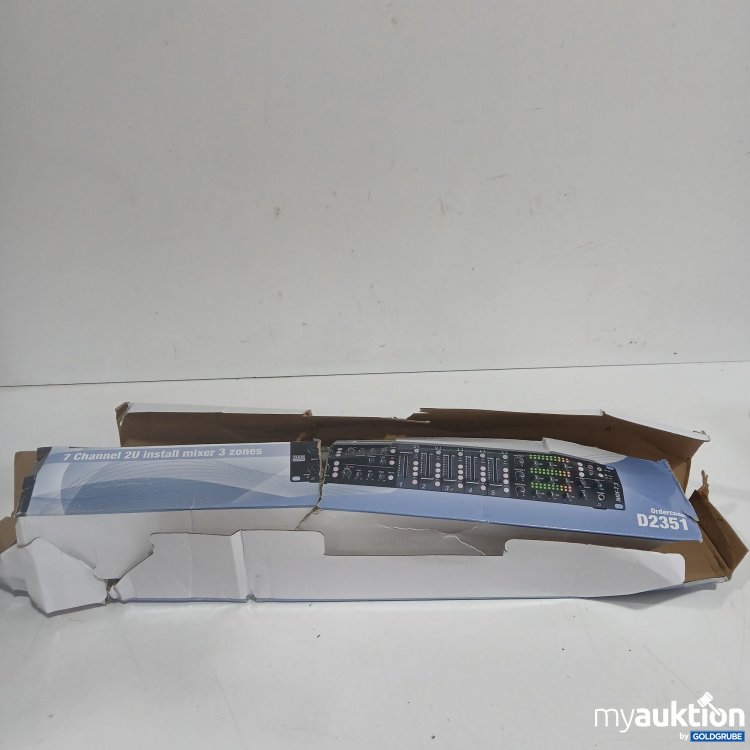 Artikel Nr. 956873: 7 Channel 2U install mixer 3 Zones D2351