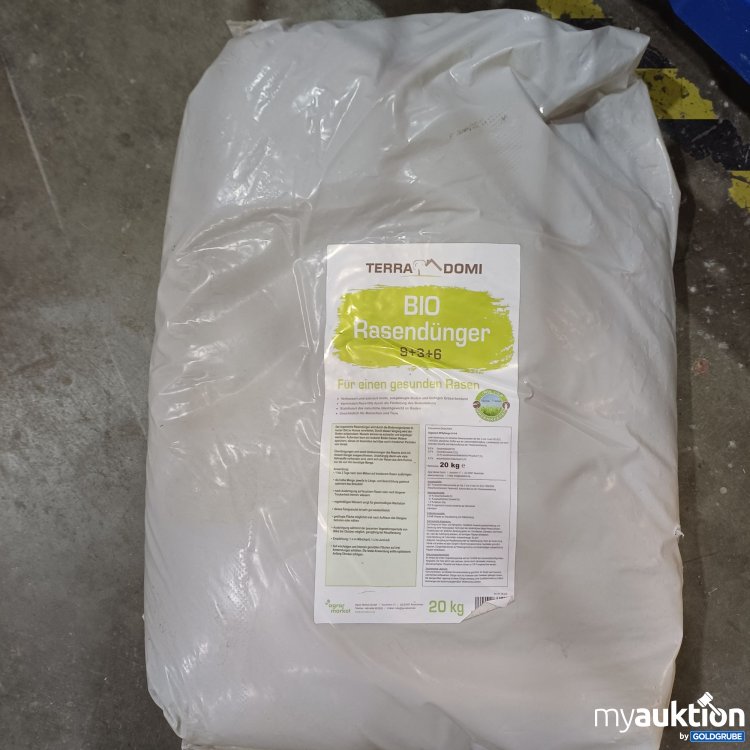 Artikel Nr. 986873: Terra Domi Bio-Rassendünger 9+3+6, 20kg
