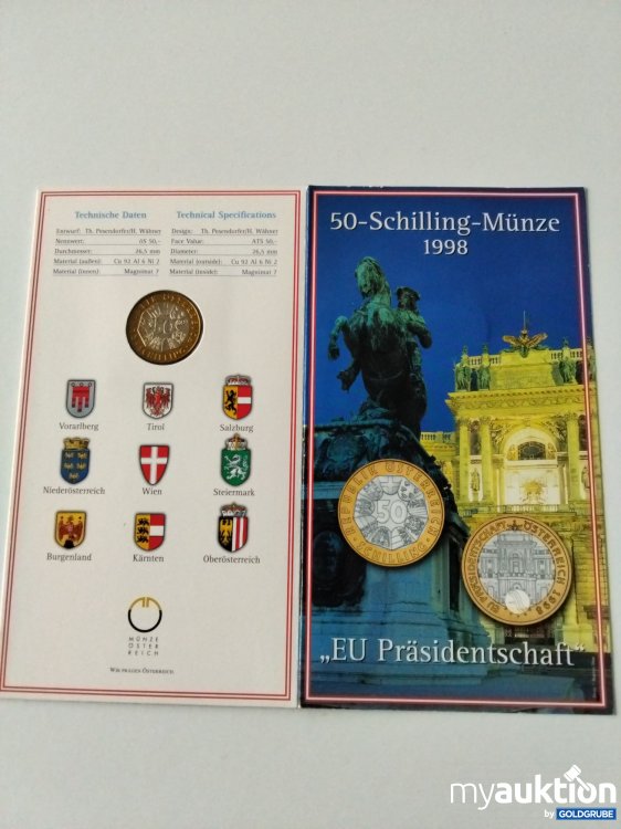 Artikel Nr. 396874 Artikel Nr. 396874: 50 Schilling Sammelmünze