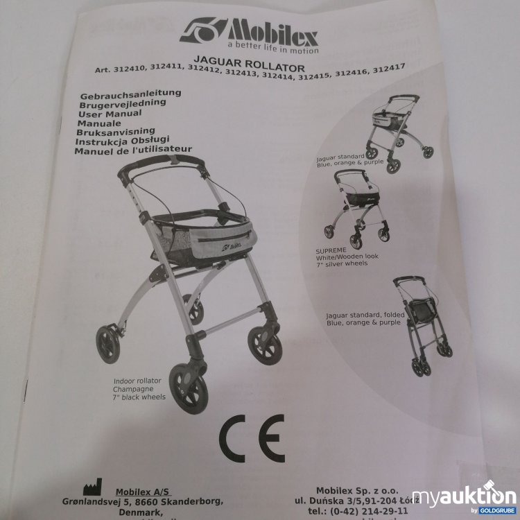 Artikel Nr. 427874 Artikel Nr. 427874: Mobilex Jaguar Rollator