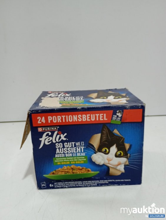 Artikel Nr. 465874: Purina 24 Portionsbeutel Felix Katzenfutter in Gelee gemischte Vielfalt mit Gemüse
24x85g