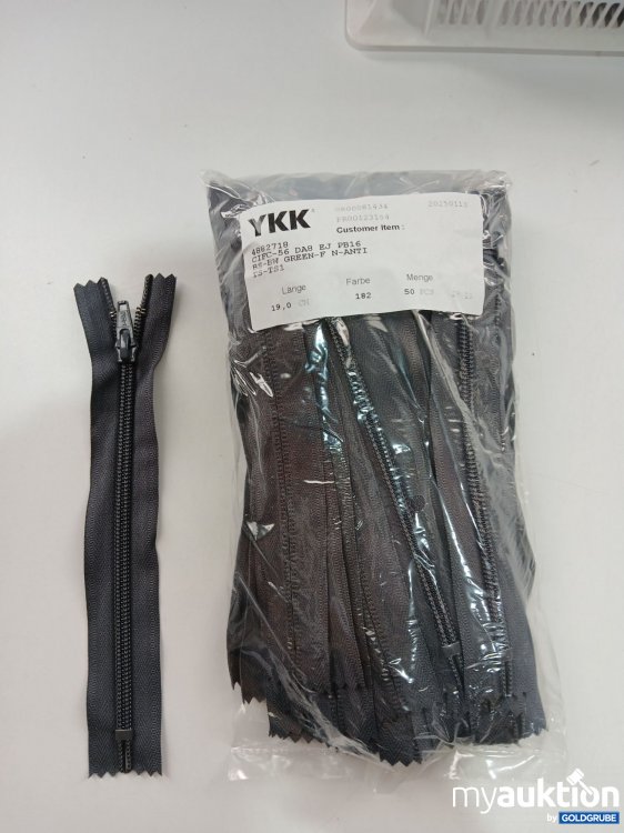 Artikel Nr. 843874 Artikel Nr. 843874: YKK Reißverschlüsse 19 Cm 50 stück