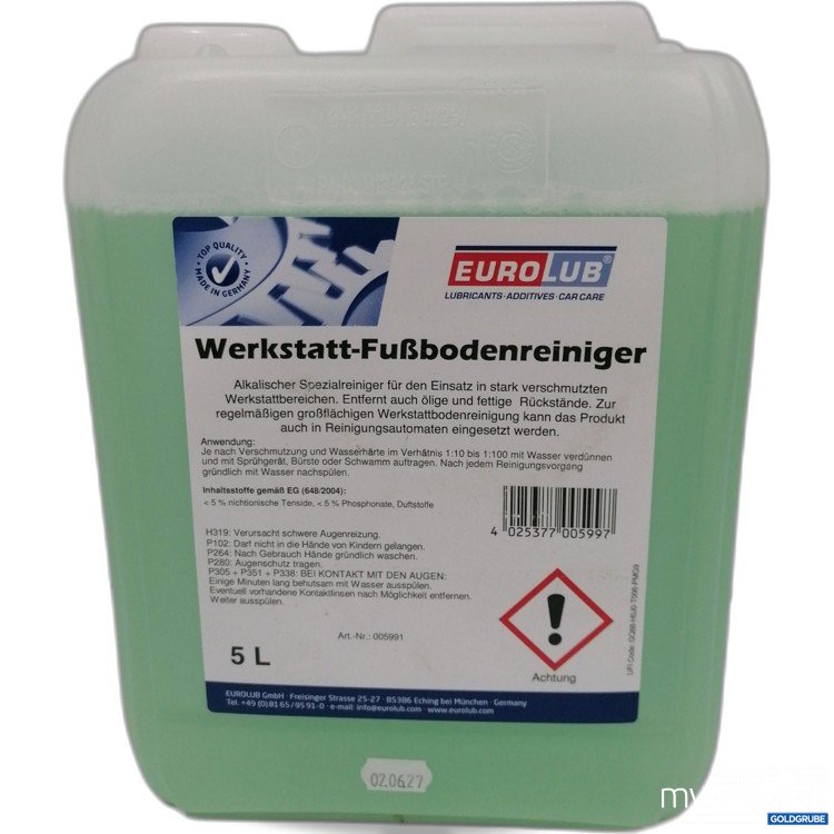 Artikel Nr. 890874: EuroLub Werkstatt - Fußbodenreiniger 5L