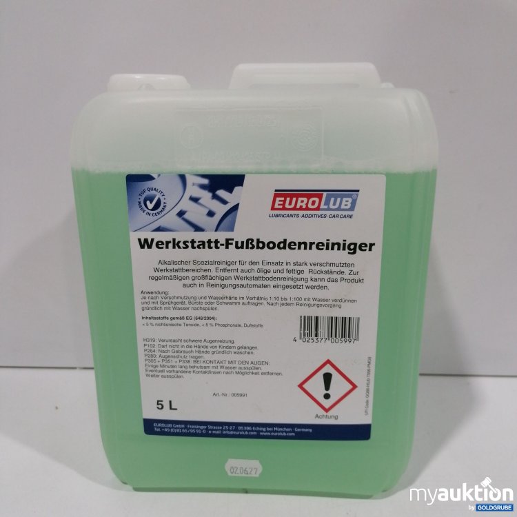 Artikel Nr. 890874: EuroLub Werkstatt - Fußbodenreiniger 5L