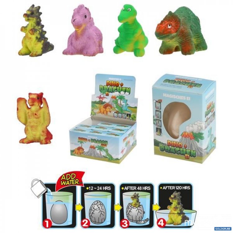 Artikel Nr. 922874: Magisches Ei, Dino+Drachen, 12/s, ca. 6cmH