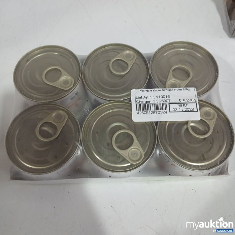 Artikel Nr. 973874 Artikel Nr. 973874: Majamjam Katze Saftiges Huhn 6x200 g