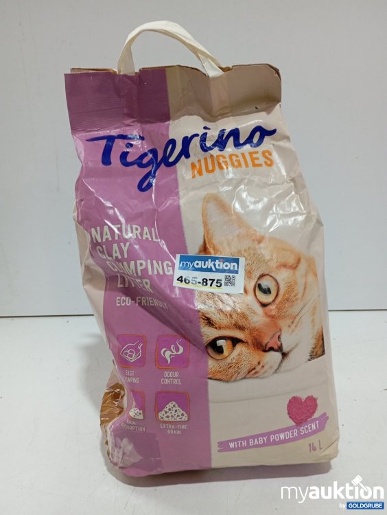 Artikel Nr. 465875: Tigerino Nuggies Katzenstreu Natural Clay Clumping Litter 14 l