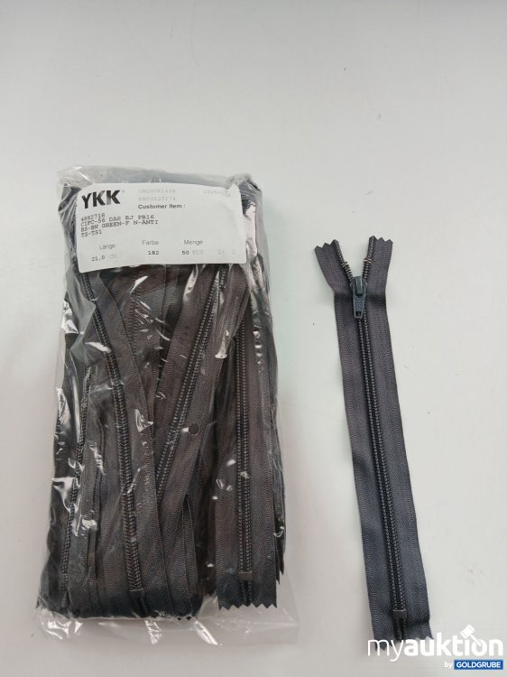 Artikel Nr. 843875 Artikel Nr. 843875: YKK Reißverschlüsse 21 cm 50 stück