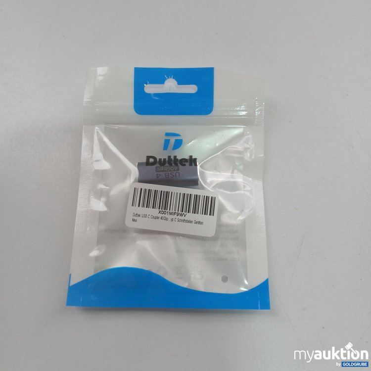 Artikel Nr. 846875 Artikel Nr. 846875: Duttek USB-C Coupler 40Gbps