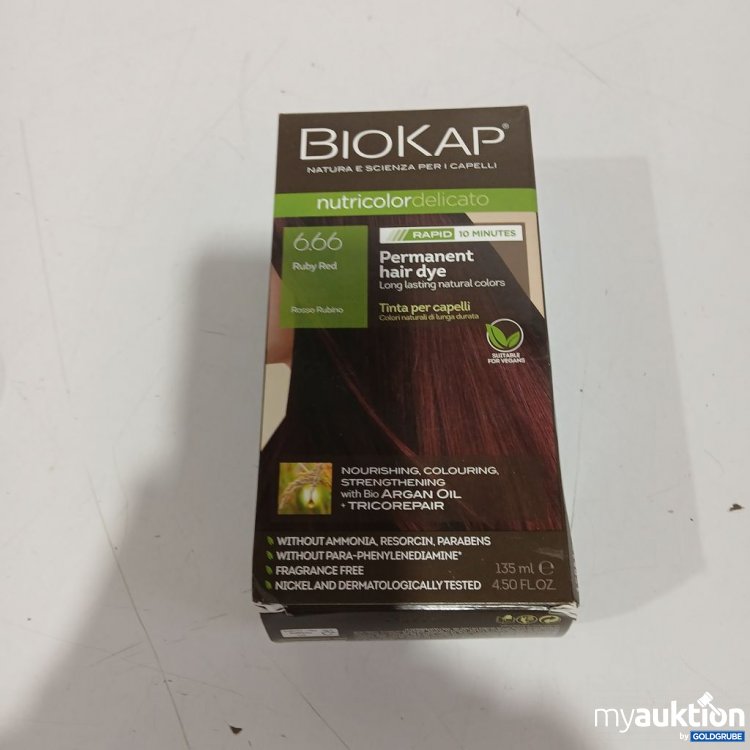 Artikel Nr. 918875: BIOKAP Nutricolor Delicato Permanent Hair Dye 135 ml