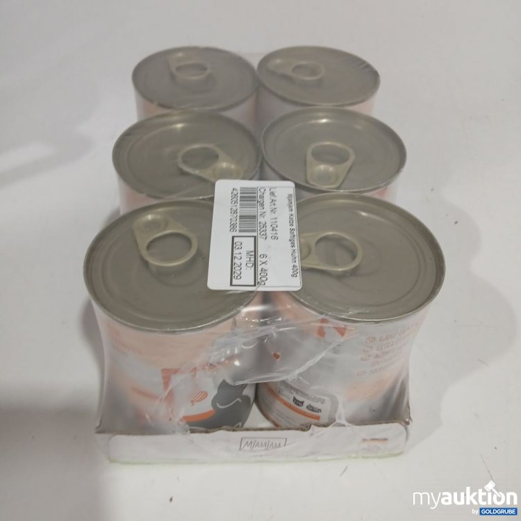 Artikel Nr. 952875: Mjamjam Katzenfutter saftiges Huhn 6x400 g