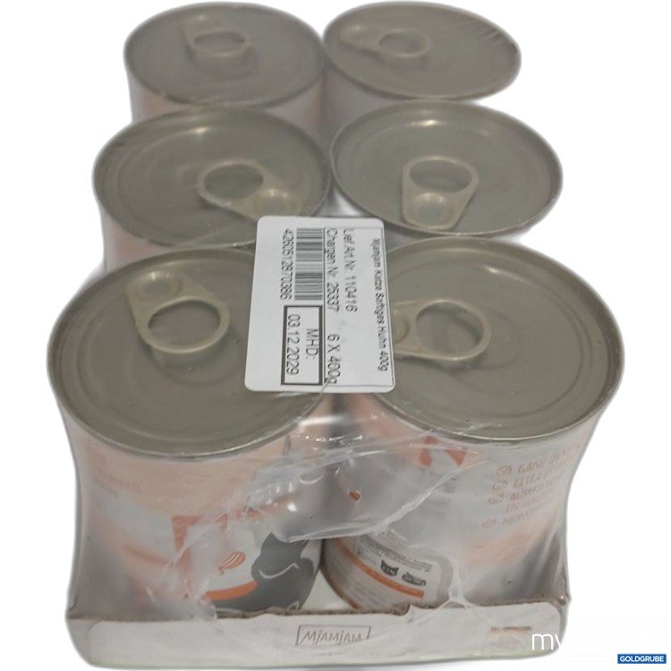 Artikel Nr. 952875: Mjamjam Katzenfutter saftiges Huhn 6x400 g