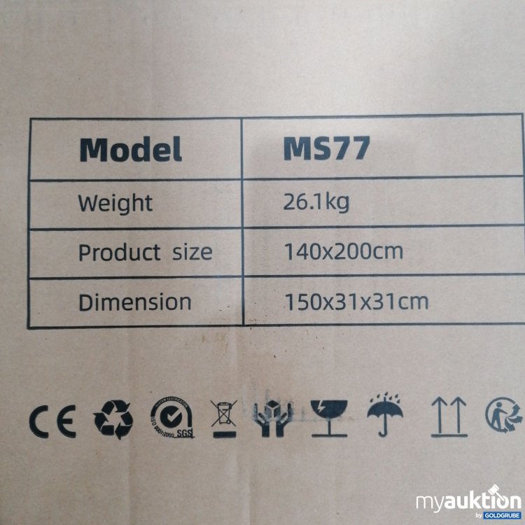 Artikel Nr. 427876 Artikel Nr. 427876: MS77 Spring Mattress 140x200cm