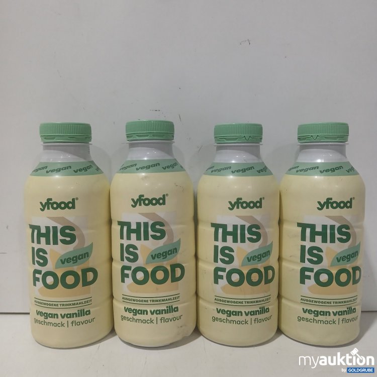 Artikel Nr. 471876: yfood Trinkmahlzeit vegan vanilla 4 x 500ml